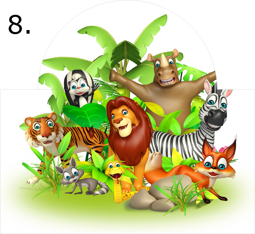 3d rendered illustration of wild animal